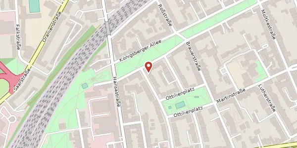 Karte der Umgebung von Bechemstr. 30, 47058 Duisburg