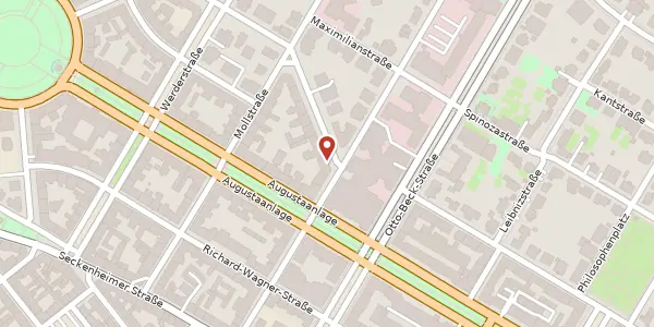 Karte der Umgebung von Sophienstr. 24, 68165 Mannheim