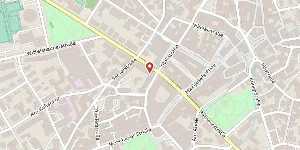 Karte der Umgebung von Prinzregentenstr. 7, 83022 Rosenheim