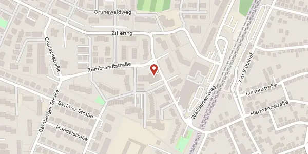 Karte der Umgebung von Rubensstr. 21-27, 64546 Mörfelden-Walldorf