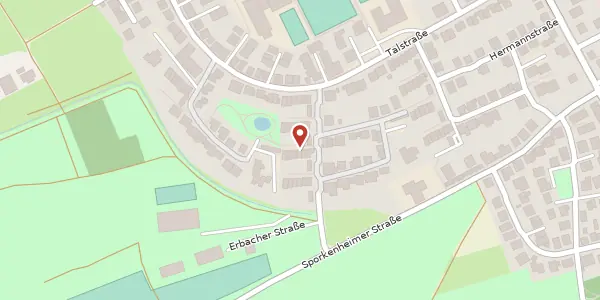 Karte der Umgebung von Erbacher Str. 22, 55218 Ingelheim