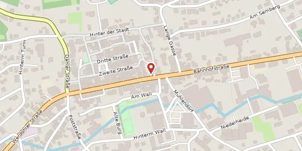 Karte der Umgebung von Erste Str. 33, 58809 Neuenrade