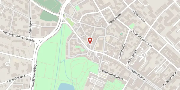 Karte der Umgebung von Mußbachstr. 25, 61348 Bad Homburg