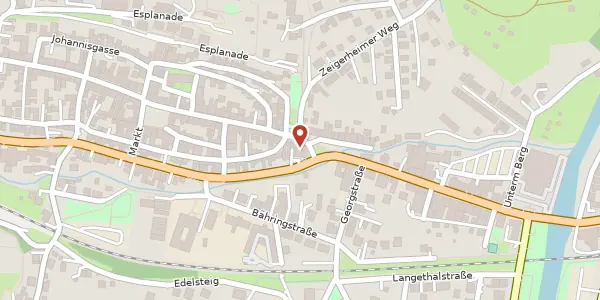 Karte der Umgebung von Untere Marktstraße 32, 07422 Bad Blankenburg
