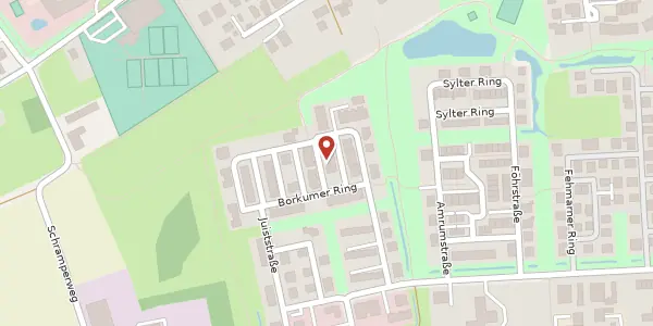 Karte der Umgebung von Borkumer Ring 30, 26131 Oldenburg