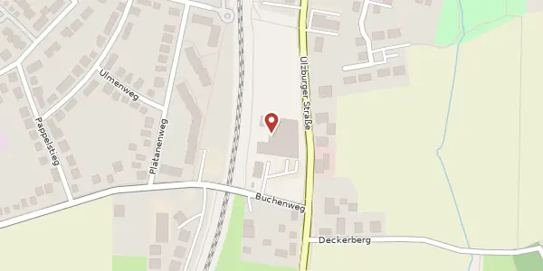 Karte der Umgebung von Ulzburger Straße 201, 22850 Norderstedt