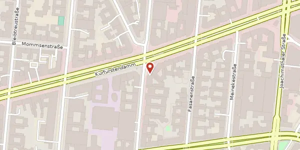 Karte der Umgebung von Kurfürstendamm 212, 10719 Berlin