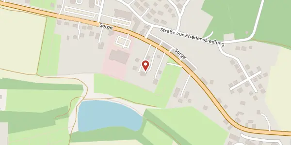 Karte der Umgebung von Sorge 28 h, 08412 Werdau