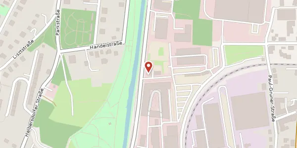 Karte der Umgebung von Kauffahrtei 23, 09120 Chemnitz