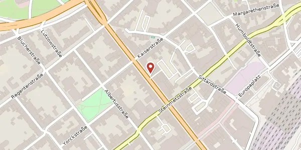 Karte der Umgebung von Bismarckstr. 76, 41061 Mönchengladbach