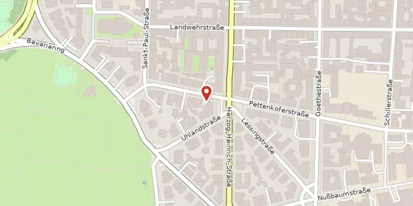 Karte der Umgebung von Pettenkoferstr. 27a, 80336 München
