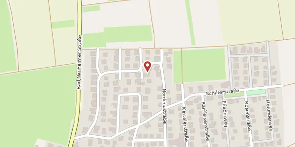 Karte der Umgebung von Birkenweg 3, 35519 Rockenberg