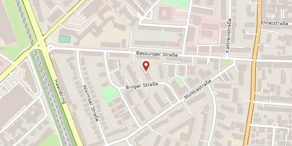 Karte der Umgebung von Binger Str. 7, 64295 Darmstadt