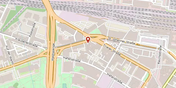 Karte der Umgebung von St. Johanner Straße 37, 66111 Saarbrücken