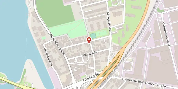 Karte der Umgebung von Eisenstraße 27, 68305 Mannheim