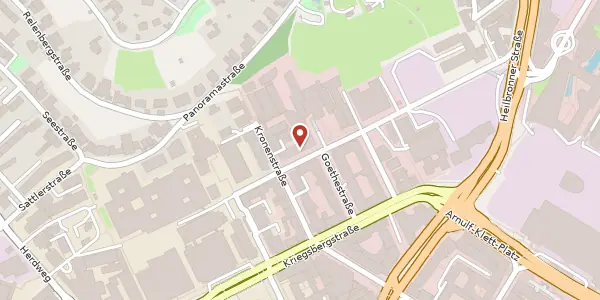 Karte der Umgebung von Jägerstraße 40, 70174 Stuttgart