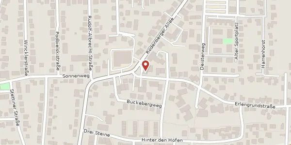 Karte der Umgebung von Rodenberger Allee 19, 31542 Bad Nenndorf