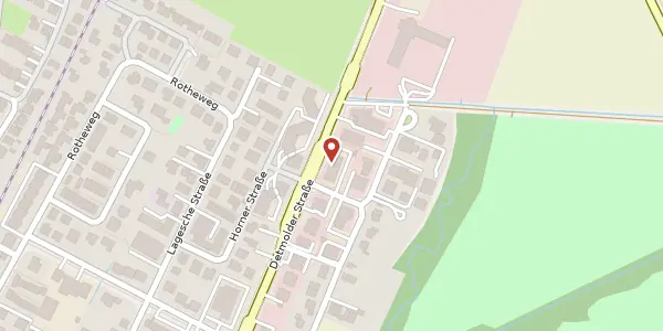 Karte der Umgebung von Detmolder Str. 204, 33100 Paderborn