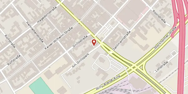 Karte der Umgebung von Am Grillopark 4, 47169 Duisburg