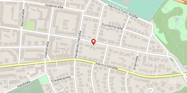 Karte der Umgebung von Roßdörfer Str. 99, 64287 Darmstadt