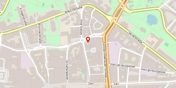 Karte der Umgebung von Große Friedberger Str. 44-46, 60313 Frankfurt