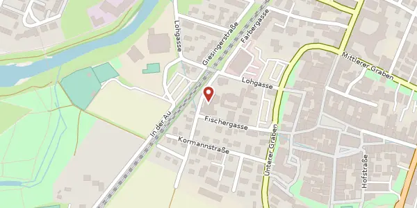 Karte der Umgebung von Fischergasse 16, 82362 Weilheim