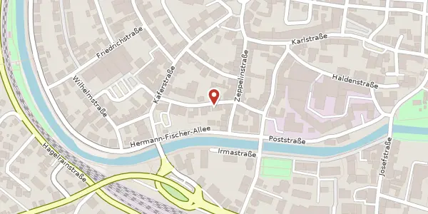 Karte der Umgebung von Wasserstraße 11, 78166 Donaueschingen