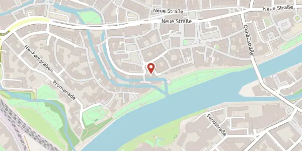 Karte der Umgebung von Schwörhausgasse 1/2, 89073 Ulm/Donau