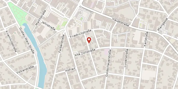 Karte der Umgebung von Herderstraße 5a, 77694 Kehl