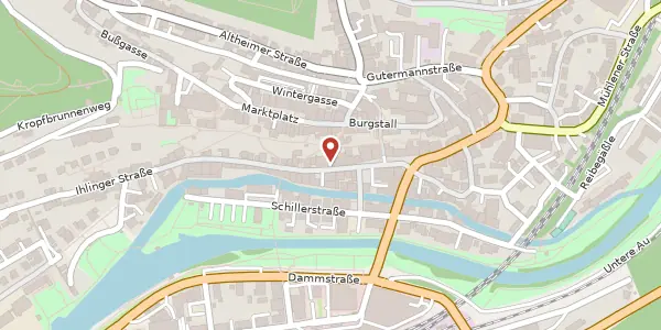 Karte der Umgebung von Neckarstraße 46, 72160 Horb am Neckar