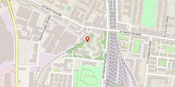Karte der Umgebung von Windprechtstr. 30 a, 86159 Augsburg