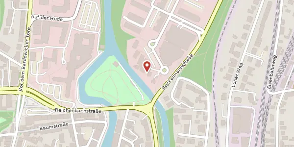 Karte der Umgebung von Fährsteg 3, 21337 Lüneburg
