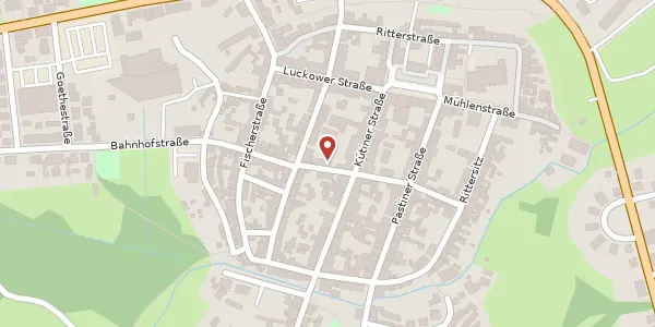 Karte der Umgebung von Zinngießerstraße 4, 19406 Sternberg