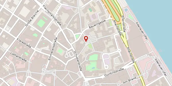 Karte der Umgebung von Christofsstr. 13, 55116 Mainz