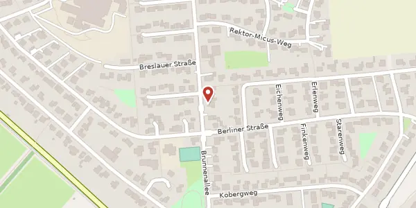 Karte der Umgebung von Brunnenallee 24, 33034 Brakel