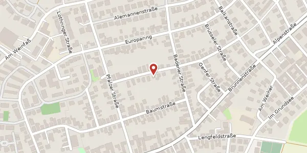 Karte der Umgebung von Straßburger Str. 11, 65428 Rüsselsheim
