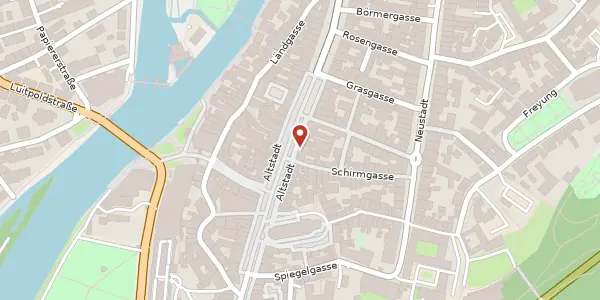 Karte der Umgebung von Altstadt 296, 84028 Landshut