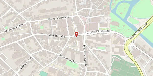 Karte der Umgebung von Bahnhofstraße 3, 71332 Waiblingen