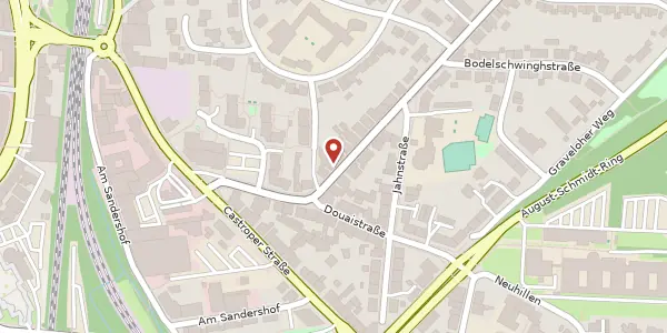Karte der Umgebung von Dortmunder Str. 31, 45665 Recklinghausen