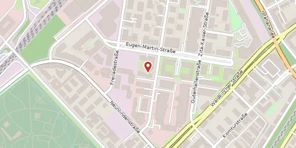Karte der Umgebung von Zollhallenstraße 15, 79106 Freiburg im Breisgau