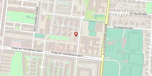 Karte der Umgebung von Marie-Curie-Str. 3, 91052 Erlangen