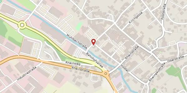 Karte der Umgebung von Bahnhofstraße 14, 56355 Nastätten