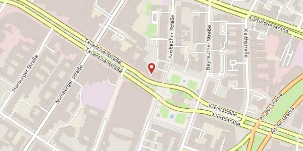 Karte der Umgebung von Tauentzienstraße 1, 10789 Berlin