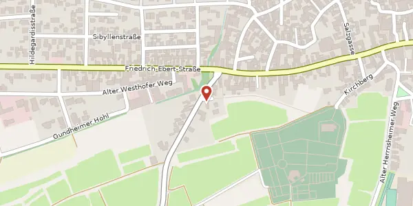 Karte der Umgebung von Am Schießgraben 1, 67574 Osthofen