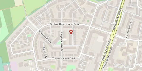 Karte der Umgebung von Langgässerstr. 12, 63128 Dietzenbach