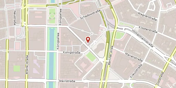 Karte der Umgebung von Blumenstr. 30, 40212 Düsseldorf