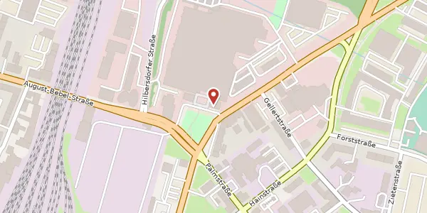 Karte der Umgebung von Thomas-Mann-Platz 2 a, 09130 Chemnitz