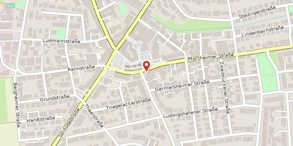 Karte der Umgebung von Köstlinstraße 1, 70499 Stuttgart