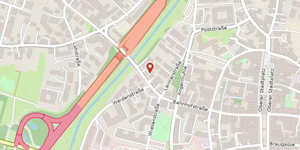 Karte der Umgebung von Bahnhofstr. 44, 94469 Deggendorf