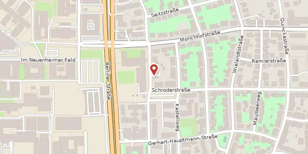 Karte der Umgebung von Humboldtstr. 26/4, 69120 Heidelberg